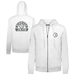 Winnipeg Jets Levelwear Podium Chenille Logo Full-Zip Hoodie
