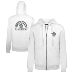 Toronto Maple Leafs Levelwear Podium Chenille Logo Full-Zip Hoodie