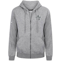 Toronto Maple Leafs Levelwear Podium Chenille Logo Full-Zip Hoodie