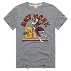 NFL Washington Commanders Art Monk Homage Unisex Retired Player Classic Illustration Tri-Blend T-Shirt