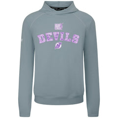 New Jersey Devils Levelwear Hockey Fights Cancer Mandate Tri-Blend Hoodie