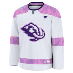 Utah Mammoth Fanatics Hockey Fights Cancer Survivor Practice Jersey