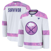 Buffalo Sabres Fanatics Hockey Fights Cancer Survivor Practice Jersey