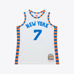 Carmelo Anthony New York Knicks 2015-16 Hardwood Classics Authentic Jersey - White | Mitchell & Ness for sale