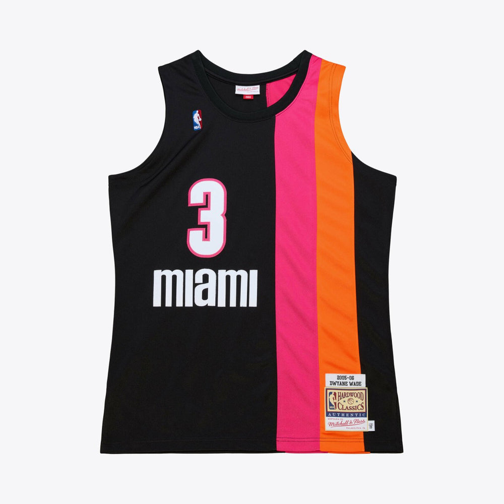 Dwyane Wade Miami Heat 2005-06 Hardwood Classics Authentic Jersey - Black | Mitchell & Ness online