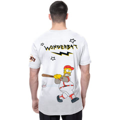 San Francisco Giants MLB x Simpsons Homer Wunderbat SS Tee - White | New Era