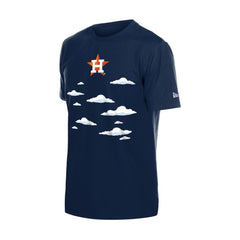Houston Astros MLB x Simpsons 2026 Collab Clouds T-Shirt - Navy | New Era
