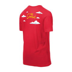 Texas Rangers MLB x Simpsons 2026 Collab Clouds T-Shirt - Red | New Era