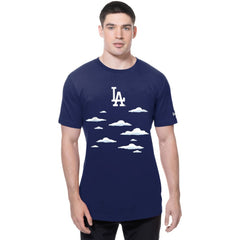 Los Angeles Dodgers MLB x Simpsons 2026 Collab Clouds T-Shirt - Royal | New Era