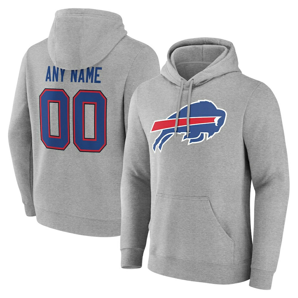 NFL Buffalo Bills Team Authentic Personalized Name & Number Hoodie