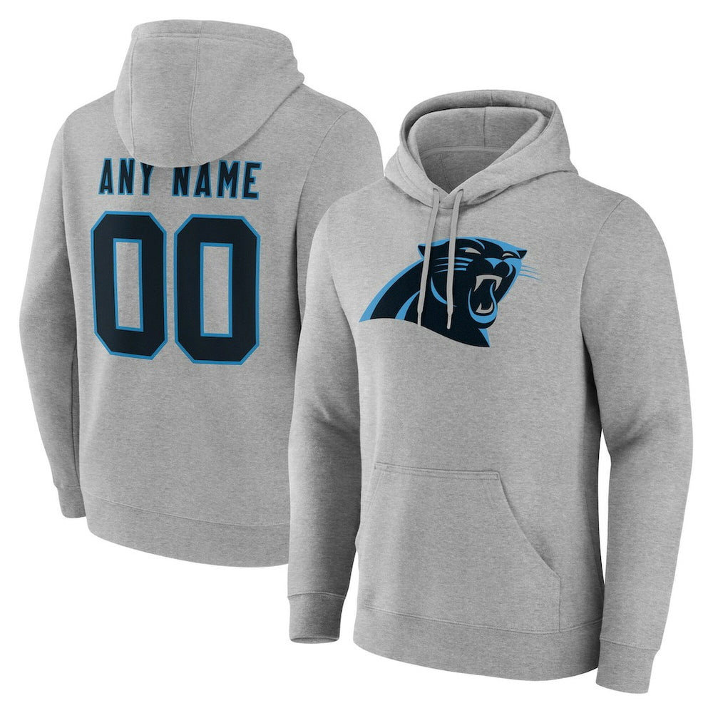 NFL Carolina Panthers Team Authentic Personalized Name & Number Hoodie