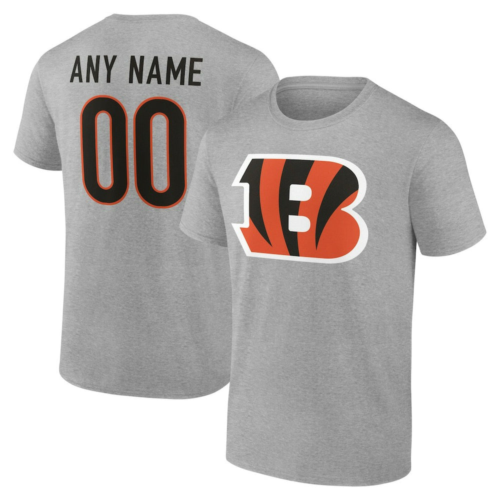 NFL Cincinnati Bengals Team Authentic Personalized Name & Number T-Shirt