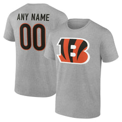 NFL Cincinnati Bengals Team Authentic Personalized Name & Number T-Shirt