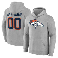 NFL Denver Broncos Team Authentic Personalized Name & Number Hoodie