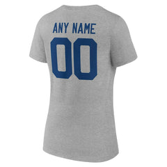 NFL Indianapolis Colts Women's Team Authentic Personalized Name & Number V-Neck T-Shirt