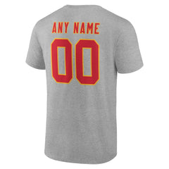 NFL Kansas City Chiefs Team Authentic Personalized Name & Number T-Shirt