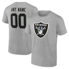 NFL Las Vegas Raiders Team Authentic Personalized Name & Number T-Shirt