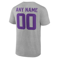 NFL Minnesota Vikings Team Authentic Personalized Name & Number T-Shirt