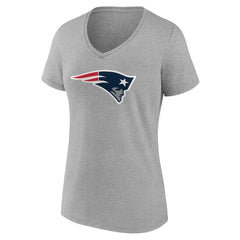 NFL New England Patriots Women's Team Authentic Personalized Name & Number V-Neck T-Shirt