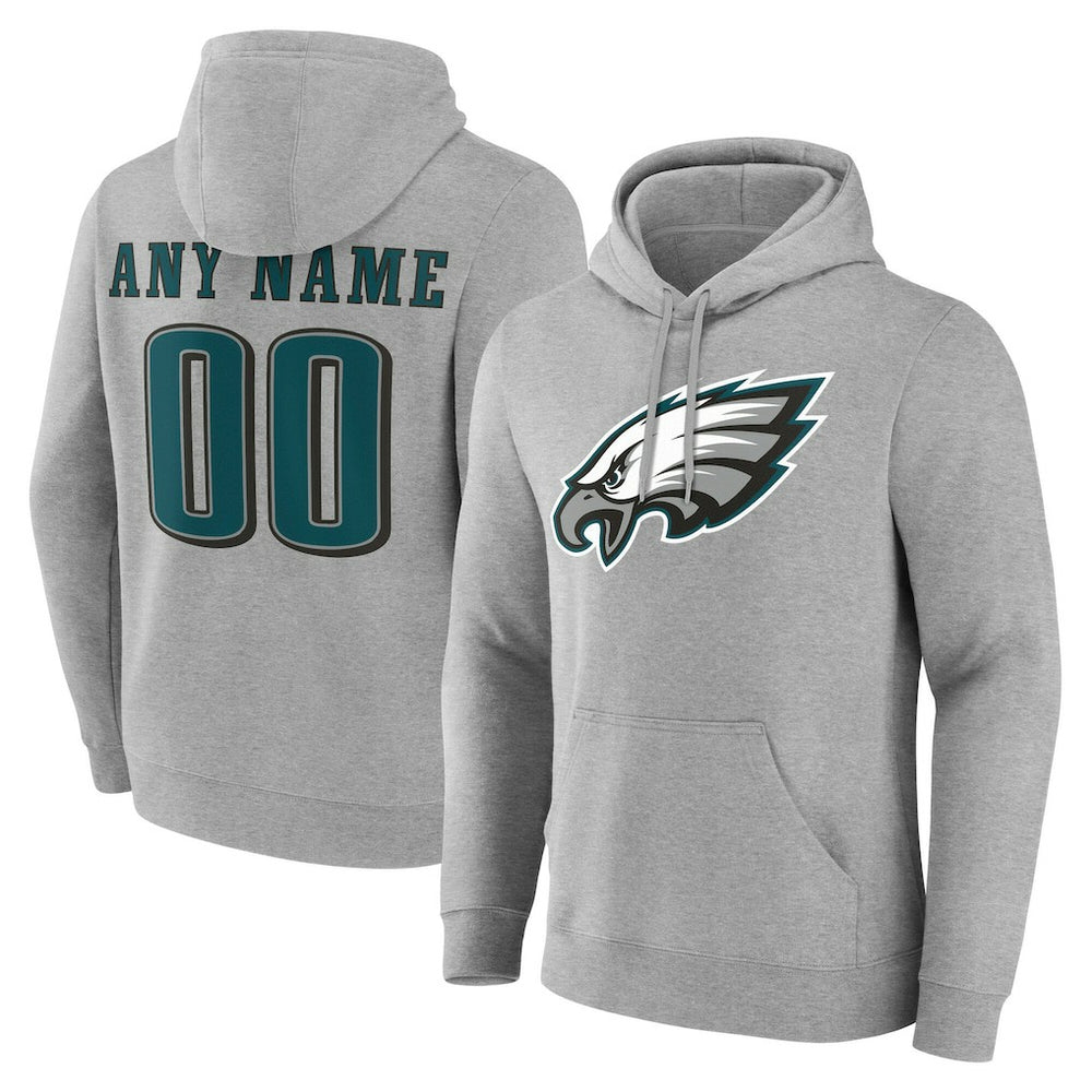 NFL Philadelphia Eagles Team Authentic Personalized Name & Number Hoodie