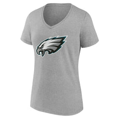 NFL Philadelphia Eagles Women's Team Authentic Personalized Name & Number V-Neck T-Shirt