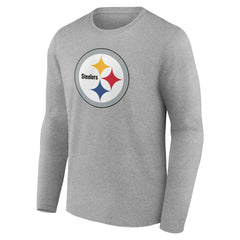 NFL Pittsburgh Steelers Team Authentic Personalized Name & Number Long Sleeve T-Shirt