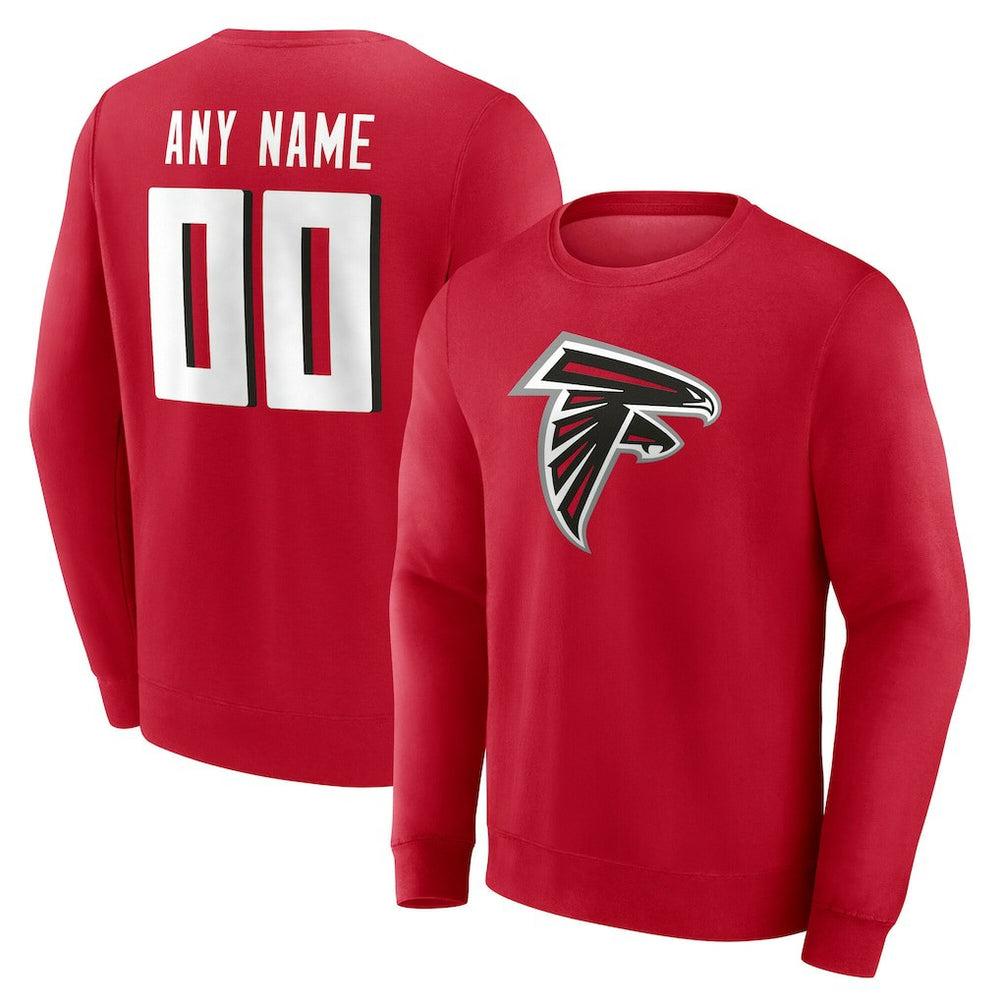 NFL Atlanta Falcons Team Authentic Personalized Name & Number Sweatshirt