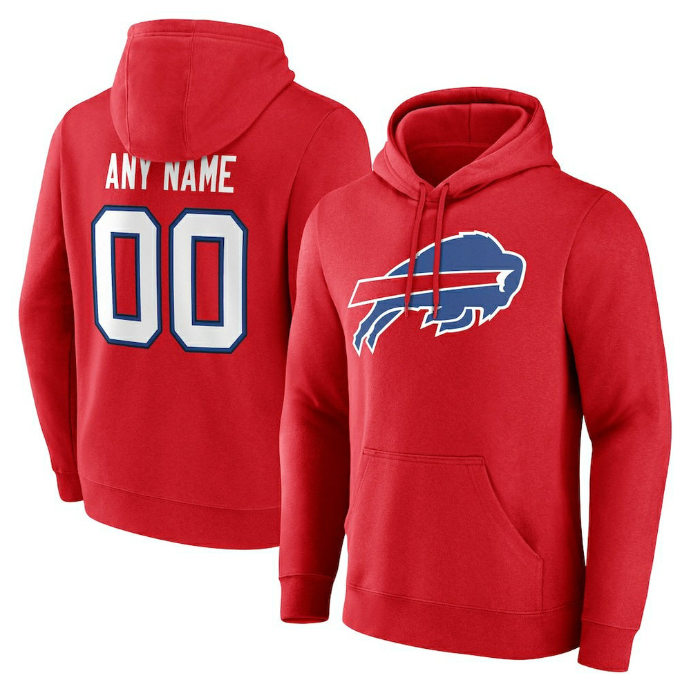 NFL Buffalo Bills Team Authentic Personalized Name & Number Hoodie