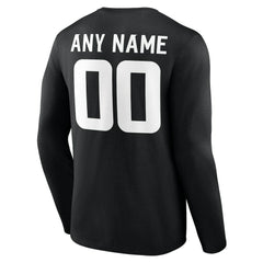 NFL Minnesota Vikings Team Authentic Personalized Name & Number Long Sleeve T-Shirt