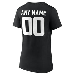 NFL Minnesota Vikings Women's Team Authentic Personalized Name & Number V-Neck T-Shirt
