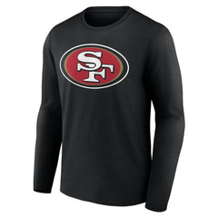 NFL San Francisco 49ers Team Authentic Personalized Name & Number Long Sleeve T-Shirt