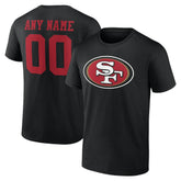NFL San Francisco 49ers Team Authentic Personalized Name & Number T-Shirt