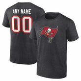 NFL Tampa Bay Buccaneers Team Authentic Personalized Name & Number T-Shirt
