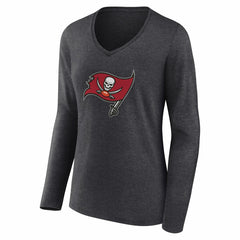 NFL Tampa Bay Buccaneers Women's Team Authentic Personalized Name & Number Long Sleeve V-Neck T-Shirt
