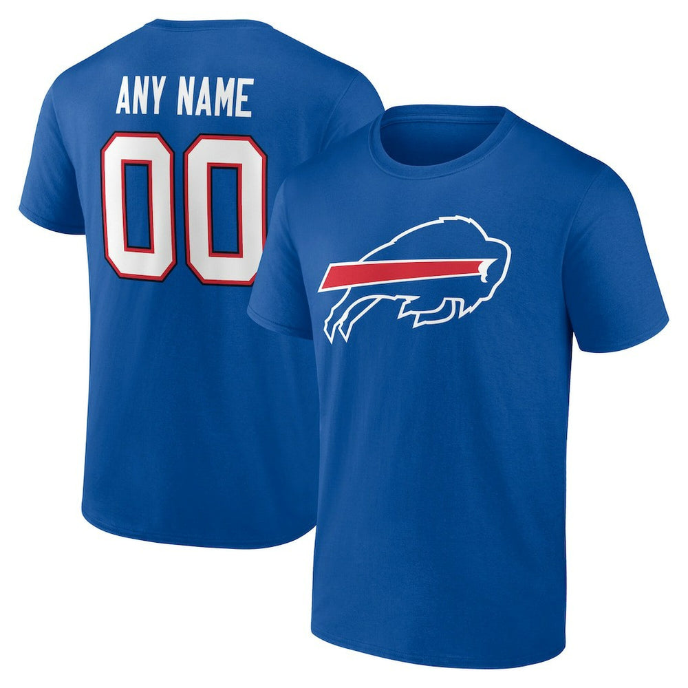 NFL Buffalo Bills Team Authentic Personalized Name & Number T-Shirt