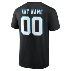 NFL Carolina Panthers Team Authentic Personalized Name & Number T-Shirt