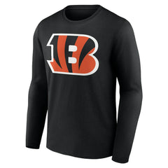 NFL Cincinnati Bengals Team Authentic Personalized Name & Number Long Sleeve T-Shirt