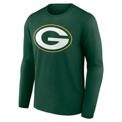 NFL Green Bay Packers Team Authentic Personalized Name & Number Long Sleeve T-Shirt