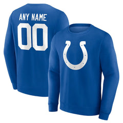 NFL Indianapolis Colts Team Authentic Personalized Name & Number Sweatshirt