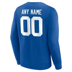 NFL Indianapolis Colts Team Authentic Personalized Name & Number Sweatshirt