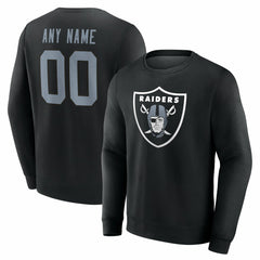 NFL Las Vegas Raiders Team Authentic Personalized Name & Number Sweatshirt