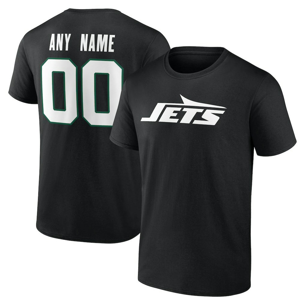NFL New York Jets Team Authentic Personalized Name & Number T-Shirt