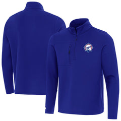 Los Angeles Dodgers Antigua Back-to-Back World Series Champions Insider Quarter-Zip Pullover - Royal