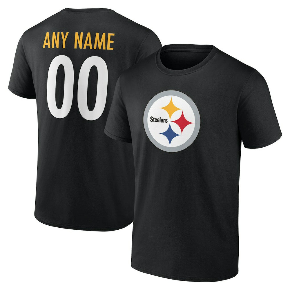 NFL Pittsburgh Steelers Big & Tall Team Authentic Custom T-Shirt