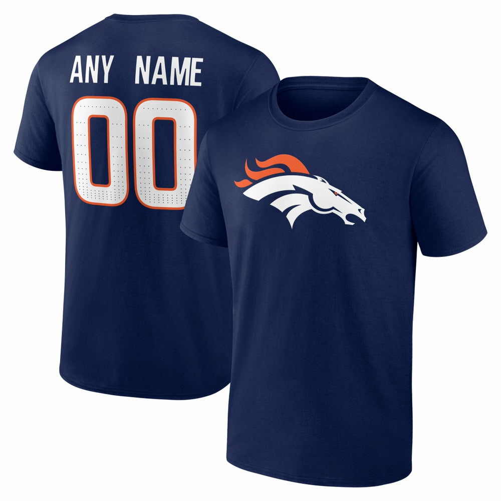 NFL Denver Broncos Big & Tall Team Authentic Custom T-Shirt