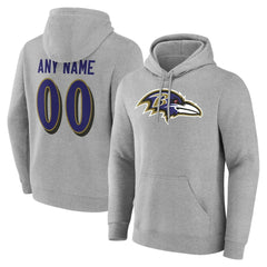 NFL Baltimore Ravens Big & Tall Team Authentic Custom Hoodie