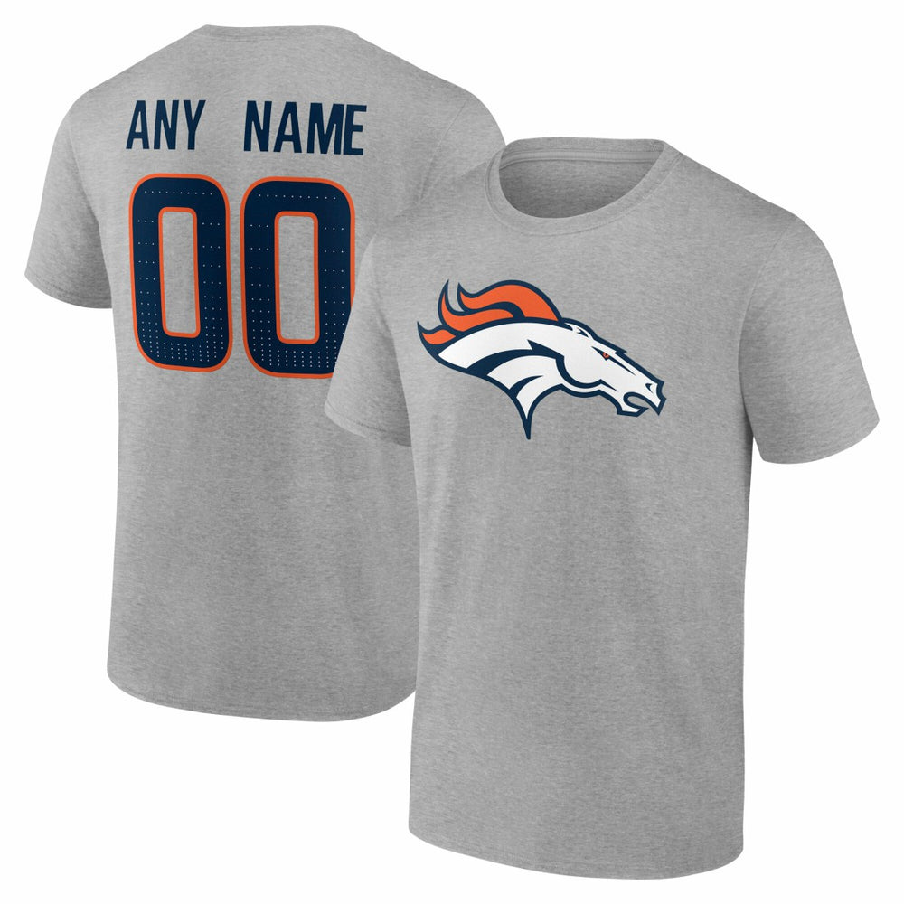 NFL Denver Broncos Big & Tall Team Authentic Custom T-Shirt