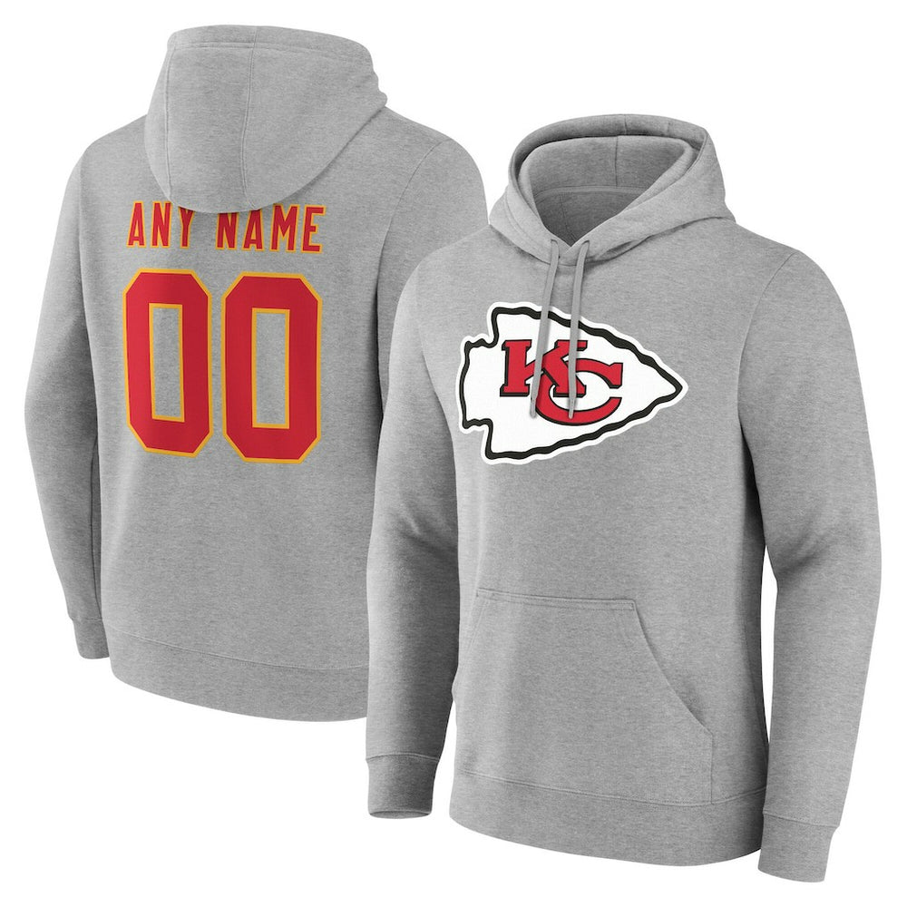 NFL Kansas City Chiefs Big & Tall Team Authentic Custom Hoodie