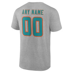 NFL Miami Dolphins Big & Tall Team Authentic Custom T-Shirt