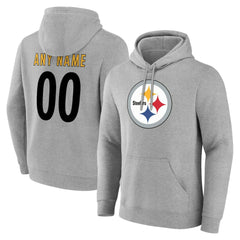 NFL Pittsburgh Steelers Big & Tall Team Authentic Custom Hoodie